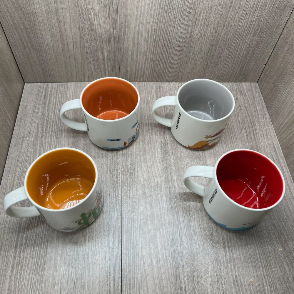 Starbucks You Are Here Collection Mugs Arizona Chicago Nashville San Francisco - Picture 3 of 13